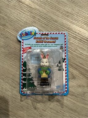 Ganz Webkinz Sounds of the Season Rabbit Christmas Ornament NIB 2008 online code